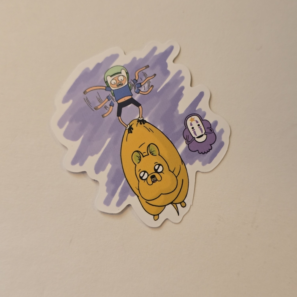 10/$10 Adventure Time Sticker with Finn and Jake